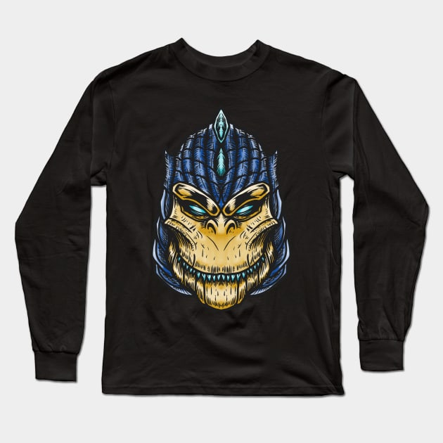 Mecha godzilla Long Sleeve T-Shirt by Luckyart11